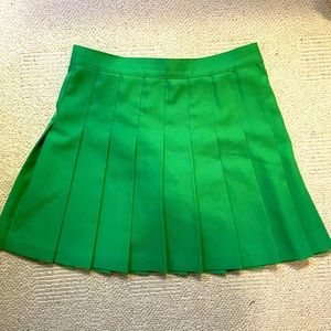 Los Angeles Apparel bright green tennis skirt